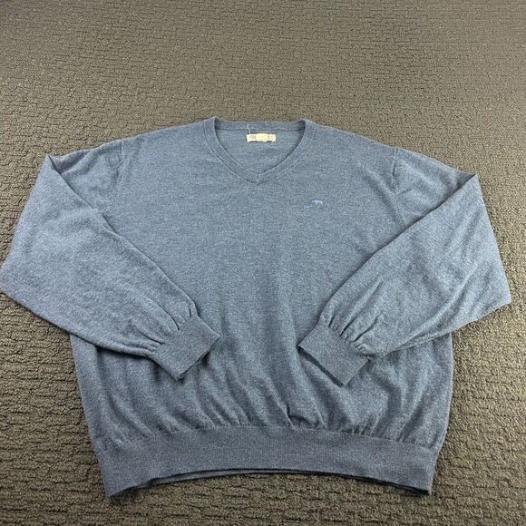 Onward Reserve Other - Onward Reserve‎ Wool Sweater Mens XL Blue V-Neck Pullover Stretch Casual